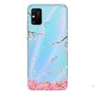 For Huawei Honor 9A Shockproof Painted TPU Protective Case(Cherry Blossoms) - 1