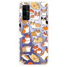 For Huawei Honor 30 Shockproof Painted TPU Protective Case(Corgis) - 1