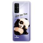 For Huawei Honor 30 Shockproof Painted TPU Protective Case(Fighting Panda) - 1