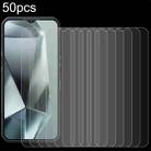 For OUKITEL WP35 50pcs 0.26mm 9H 2.5D Tempered Glass Film - 1