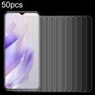 For Oukitel C37 50pcs 0.26mm 9H 2.5D Tempered Glass Film - 1