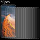 For Oukitel WP50 50pcs 0.26mm 9H 2.5D Tempered Glass Film - 1