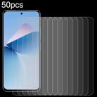 For Oukitel C58 Pro 50pcs 0.26mm 9H 2.5D Tempered Glass Film - 1