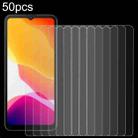 For Cubot Note 21 50pcs 0.26mm 9H 2.5D Tempered Glass Film - 1