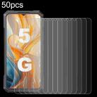 For Cubot KingKong X Pro 50pcs 0.26mm 9H 2.5D Tempered Glass Film - 1