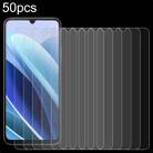 For Cubot A40 50pcs 0.26mm 9H 2.5D Tempered Glass Film - 1