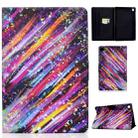 For Samsung Galaxy Tab A9 Colored Drawing Smart Leather Tablet Case(Meteor) - 1