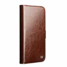For iPhone 17 Pro Max QIALINO Classic 103 Buckle Genuine Leather Phone Case(Brown) - 2