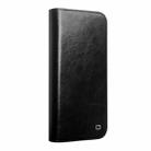 For iPhone 16 Pro Max QIALINO Classic Genuine Leather Phone Case(Black) - 2