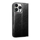 For iPhone 16 Pro Max QIALINO Classic Genuine Leather Phone Case(Black) - 3