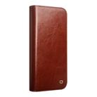 For iPhone 16 Pro Max QIALINO Classic Genuine Leather Phone Case(Brown) - 2