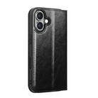 For iPhone 16 Plus QIALINO Classic Genuine Leather Phone Case(Black) - 3