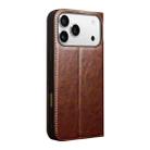 For iPhone 17 Pro Max QIALINO Classic Genuine Leather Phone Case(Brown) - 3