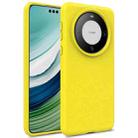 For Huawei Mate 60 Wheat Straw Material + TPU Phone Case(Yellow) - 1