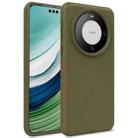 For Huawei Mate 60 Wheat Straw Material + TPU Phone Case(Army Green) - 1