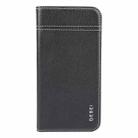 For iPhone 16 Plus GEBEI Top-grain Horizontal Flip Leather Phone Case(Black) - 2