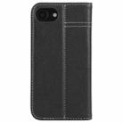 For iPhone 16e GEBEI Top-grain Horizontal Flip Leather Phone Case(Black) - 3