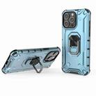 For iPhone 14 Pro Max Ice Armor Series Ring Holder Phone Case(Blue) - 1