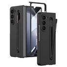 For Samsung Galaxy Z Fold5 5G GKK Integrated Ultra-thin PC Phone Case with Pen Slots, No Include Pen(Black) - 1