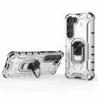 For Samsung Galaxy S23 5G Ice Armor Series Ring Holder Phone Case(Silver) - 1