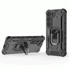 For Samsung Galaxy S23 5G Ice Armor Series Ring Holder Phone Case(Black) - 1