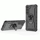 For Samsung Galaxy S23+ 5G Ice Armor Series Ring Holder Phone Case(Black) - 1