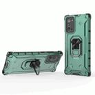 For Samsung Galaxy Note20 Ice Armor Series Ring Holder Phone Case(Green) - 1