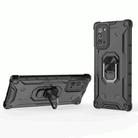 For Samsung Galaxy Note20 Ice Armor Series Ring Holder Phone Case(Black) - 1