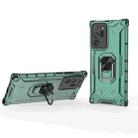 For Samsung Galaxy Note20 Ultra Ice Armor Series Ring Holder Phone Case(Green) - 1