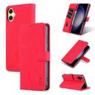 For Samsung Galaxy A05 AZNS Skin Feel Calf Texture Flip Leather Phone Case(Red) - 1