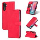 For Samsung Galaxy A05s AZNS Skin Feel Calf Texture Flip Leather Phone Case(Red) - 1