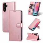 For Samsung Galaxy A15 AZNS Skin Feel Calf Texture Flip Leather Phone Case(Rose Gold) - 1