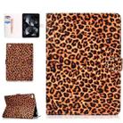 For iPad mini1 / 2 / 3 / 4 Colored Drawing Pattern Horizontal Flip PU Leather Case with Holder & Card Slot & Sleep / Wake-up Function(Yellow Leopard) - 1