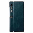 For Honor V Purse Crazy Horse Texture Leather Shockproof Phone Case(Blue) - 1