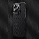 For iPhone 15 Pro Benks 600D Kevlar Carbon Fiber Phone Case(Black) - 1