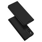 For Samsung Galaxy M01 DUX DUCIS Skin Pro Series Horizontal Flip PU + TPU Leather Case, with Holder & Card Slots(Black) - 1