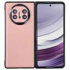 For Huawei Mate X5 Litchi Texture PU + PC Shockproof Phone Case(Pink) - 1