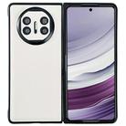 For Huawei Mate X5 Litchi Texture PU + PC Shockproof Phone Case(White) - 1