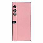 For Honor V Purse Litchi Texture PU + PC Shockproof Phone Case(Pink) - 1