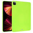 For iPad Pro 11 2022 / 2021 / 2020 Oil Spray Skin-friendly TPU Tablet Case(Fluorescent Green) - 1
