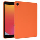 For iPad 10.2 2021 / 2020 / 2019 Oil Spray Skin-friendly TPU Tablet Case(Orange) - 1
