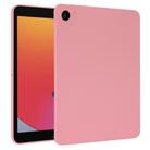 For iPad 10.2 2021 / 2020 / 2019 Oil Spray Skin-friendly TPU Tablet Case(Pink) - 1