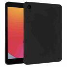 For iPad 10.2 2021 / 2020 / 2019 Oil Spray Skin-friendly TPU Tablet Case(Black) - 1