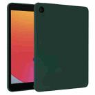 For iPad 10.2 2021 / 2020 / 2019 Oil Spray Skin-friendly TPU Tablet Case(Deep Green) - 1