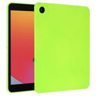 For iPad 10.2 2021 / 2020 / 2019 Oil Spray Skin-friendly TPU Tablet Case(Fluorescent Green) - 1