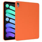 For iPad mini 6 Oil Spray Skin-friendly TPU Tablet Case(Orange) - 1