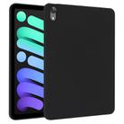 For iPad mini 6 Oil Spray Skin-friendly TPU Tablet Case(Black) - 1