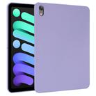 For iPad mini 6 Oil Spray Skin-friendly TPU Tablet Case(Purple) - 1