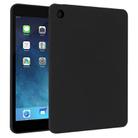 For iPad mini 5 / 4 / 3 / 2 Oil Spray Skin-friendly TPU Tablet Case(Black) - 1