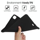For iPad Air 10.9 2022 / Pro 11 2018 Oil Spray Skin-friendly TPU Tablet Case(Black) - 4